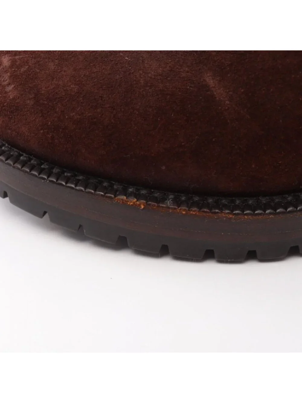 Louis Vuitton Boots Monogram Dark Brown Suede Long